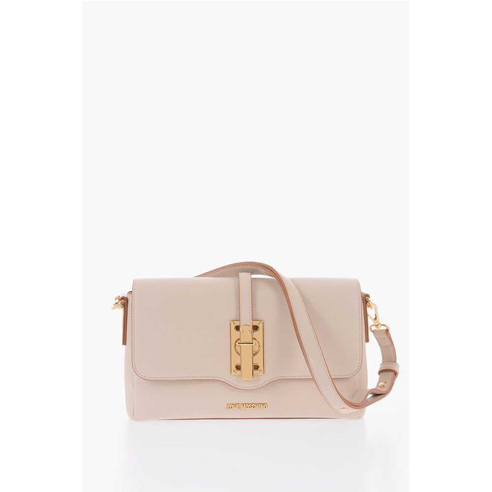 

Сумка через плечо LOVE из искусственной кожи с золотистыми деталями Moschino, Beige