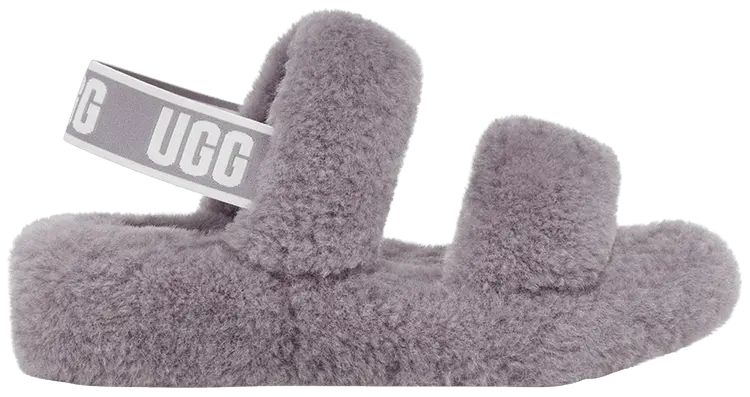 Шлепанцы UGG Wmns Oh Yeah Slide 'Soft Amethyst', серый
