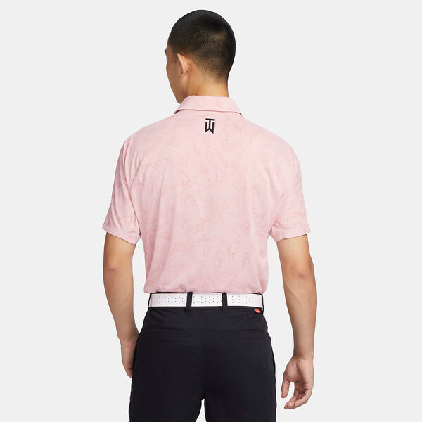 Рубашка поло dri fit tiger woods adv golf polo shirt Nike, розовый — фото 2