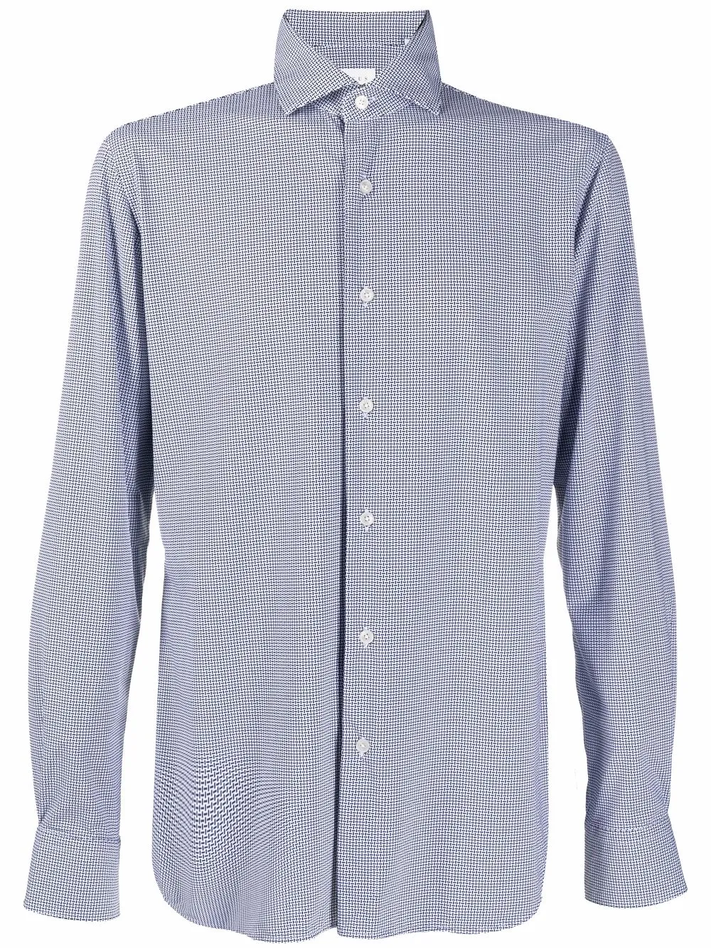 

Клетчатая рубашка на пуговицах Xacus, белый