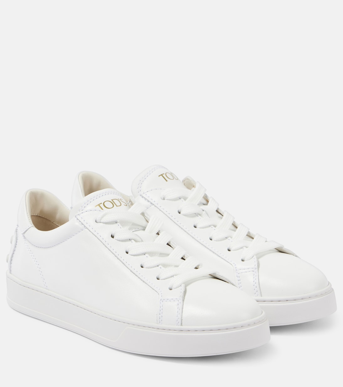 Кожаные кроссовки Tod's, Bianco Latte