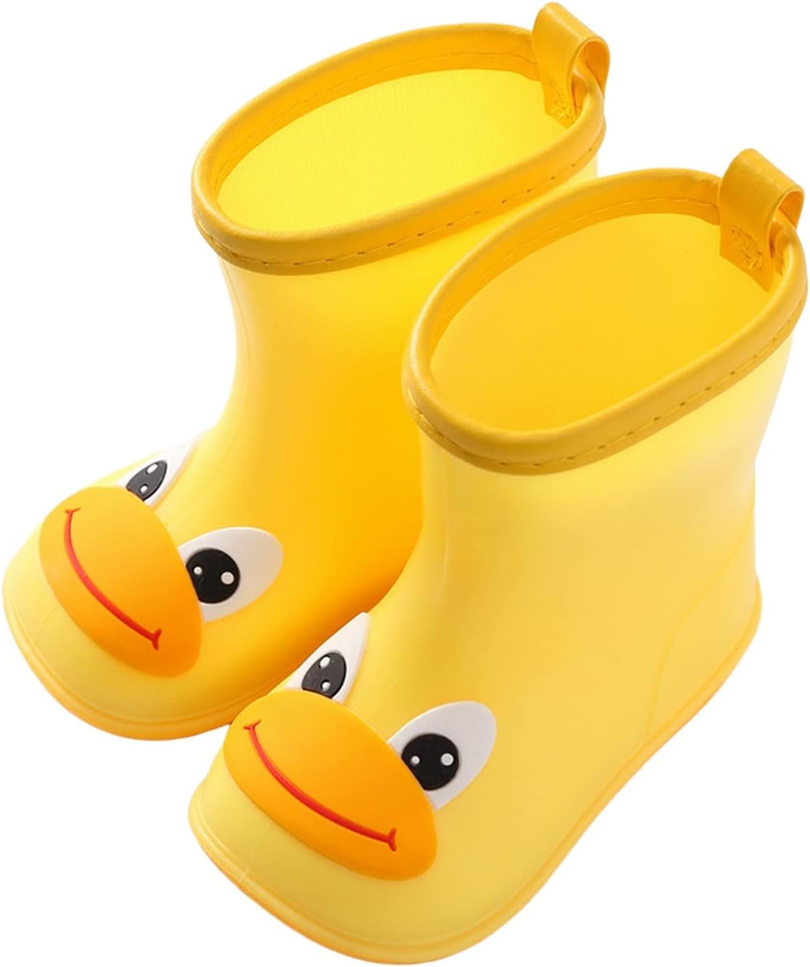 

Детские резиновые сапожки для малышей, мультяшные дождевые сапожки для мальчиков и девочек, противоскользящие, водонепроницаемые резиновые сапоги для детей Generic, желтый