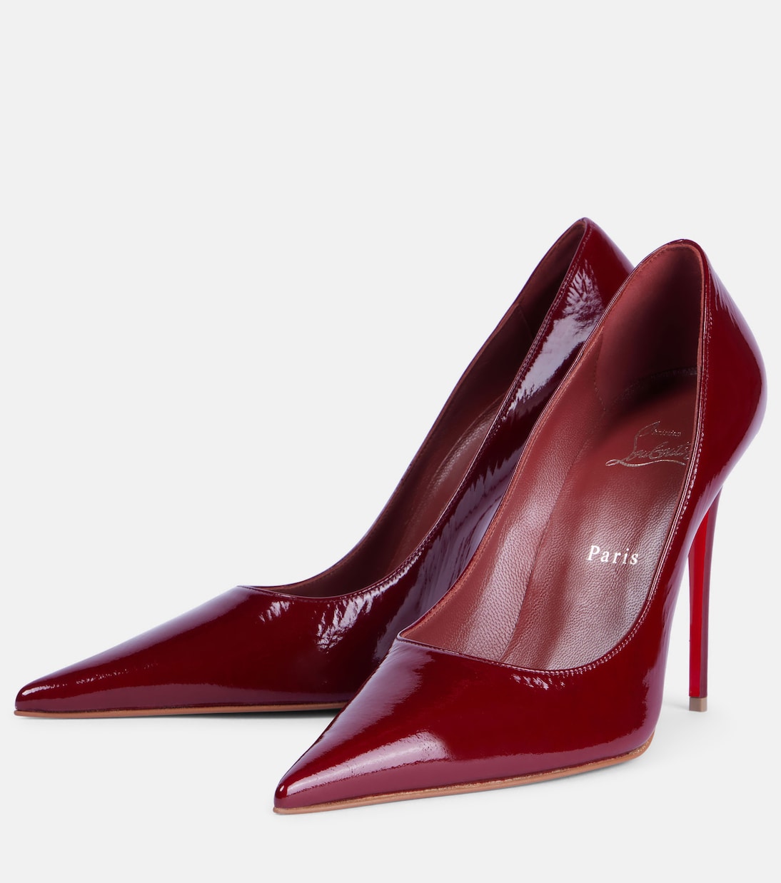 Туфли-лодочки Kate Max из лаковой кожи Christian Louboutin, Brownie — фото 4