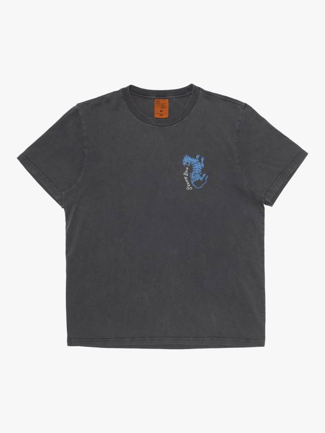 

Roy Wrong хлопковая футболка Regular Fit с короткими рукавами Nudie Jeans, Antracite