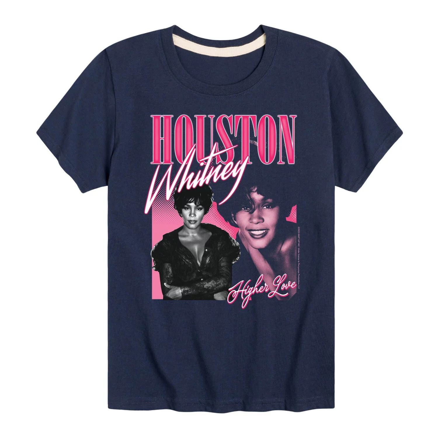 

Футболка Whitney Houston Higher Love для мальчиков 8–20 лет Licensed Character, синий
