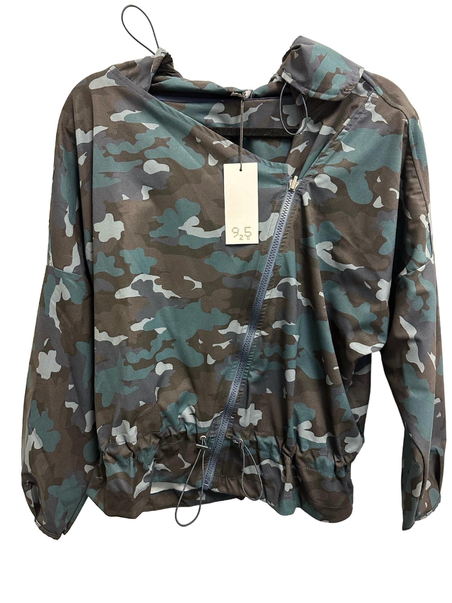 

Женская толстовка D-Side в камуфляжном цвете Basil 925 Fit, цвет camo basil