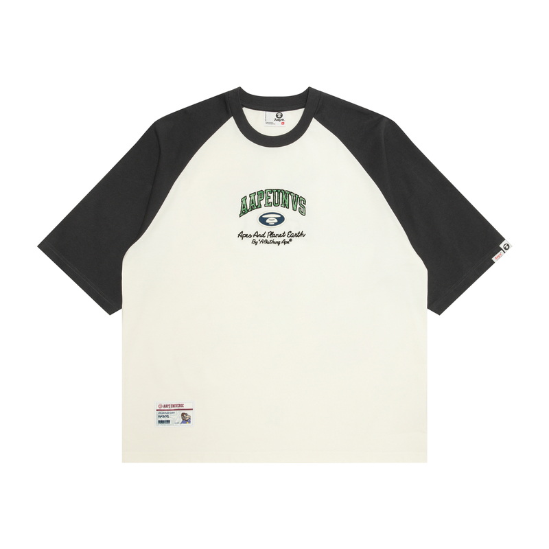 

Футболка Cotton T shirt от *A Bathing APE Aape, серо-белый