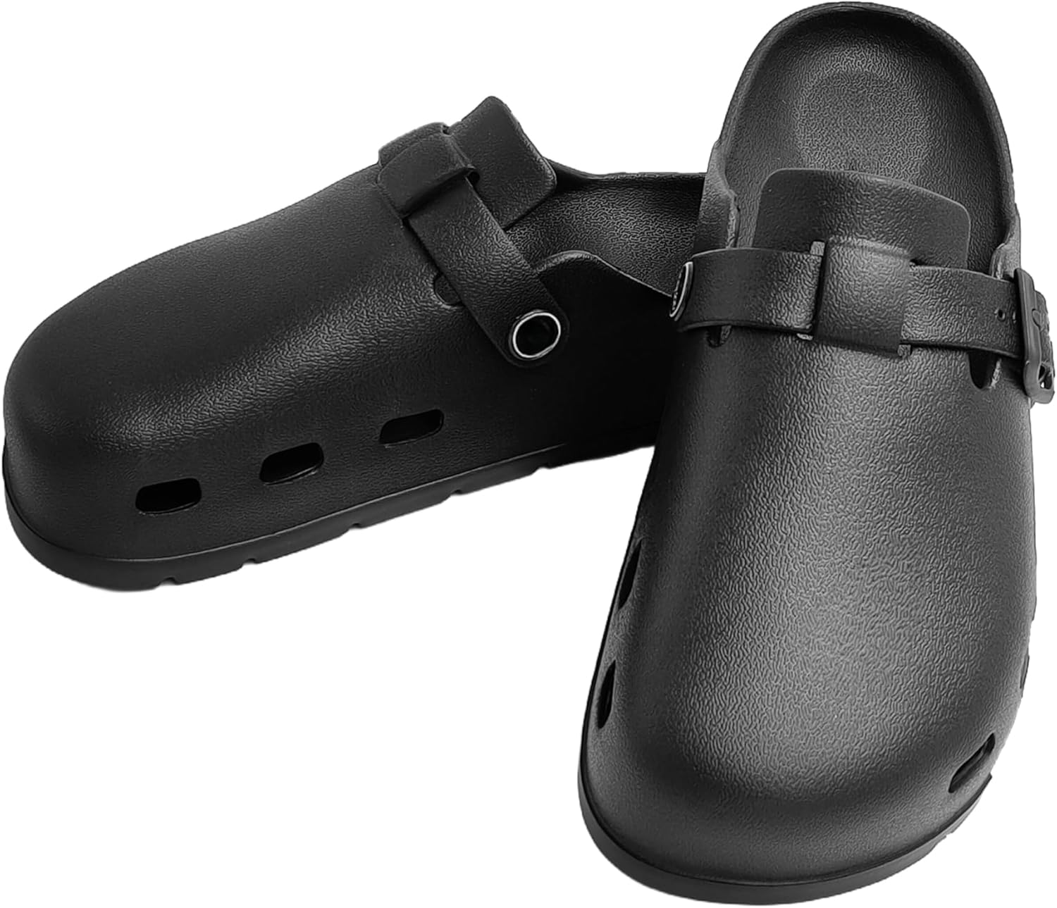 

Удобные легкие домашние тапочки PXPUIQ унисекс - для мужчин и женщин, водонепроницаемые, для пляжа, сада, бассейна, прогулок, модные для дома и улицы, черный