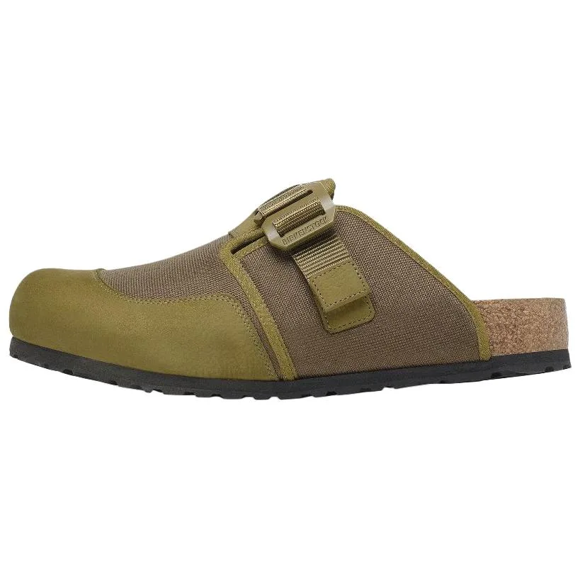 Birkenstock Тапочки Boston Rubber мужские сосново-зеленые Narrow