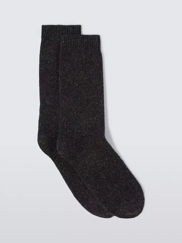 

Носки John Lewis Wool Silk Blend Ankle, цвет charcoal