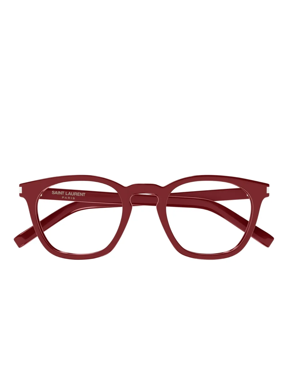 

Очки в квадратной оправе Saint Laurent Eyewear, красный