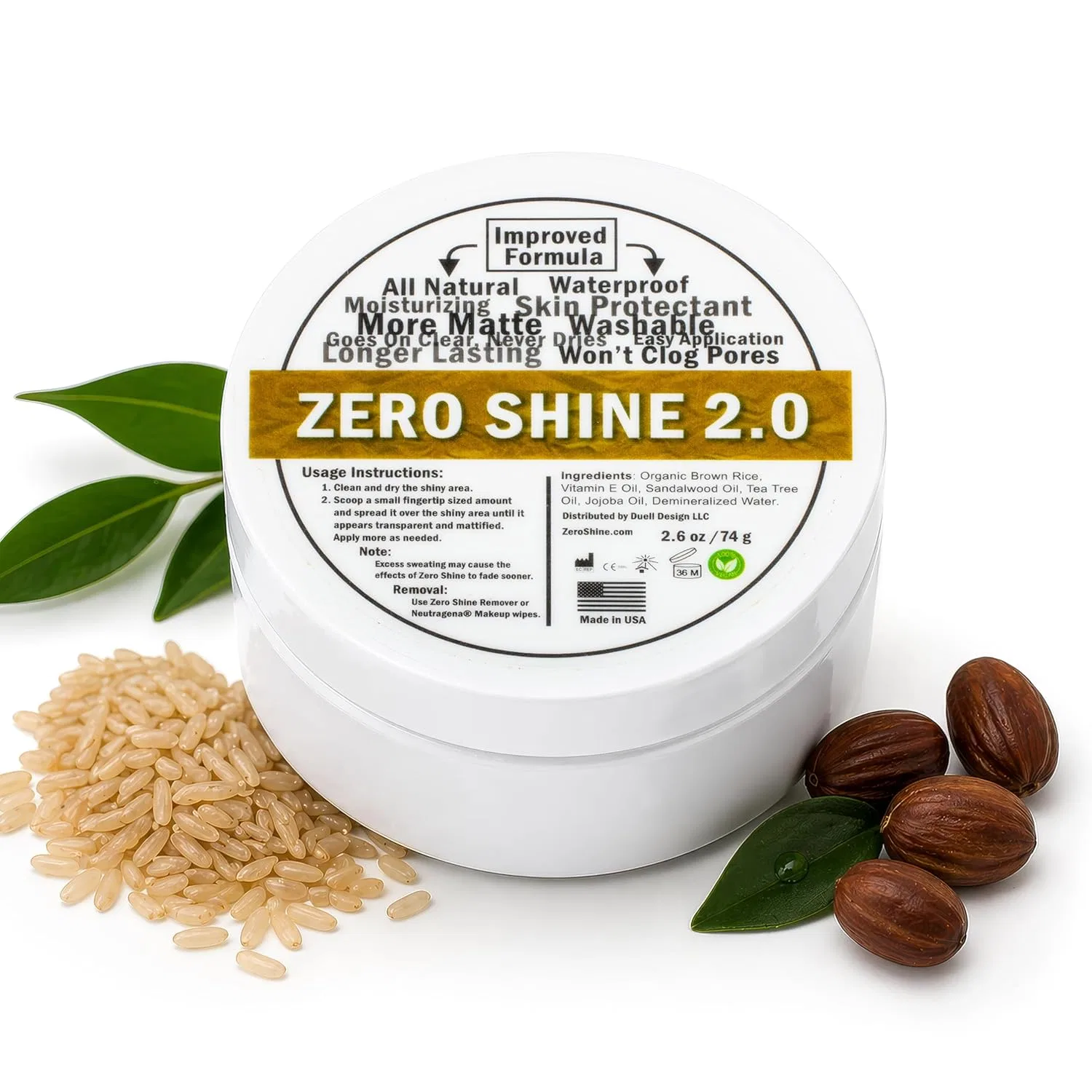 Матирующий крем для кожи головы 2.0 Bald Care Matt Anti-Shine, 74 г Zero Shine