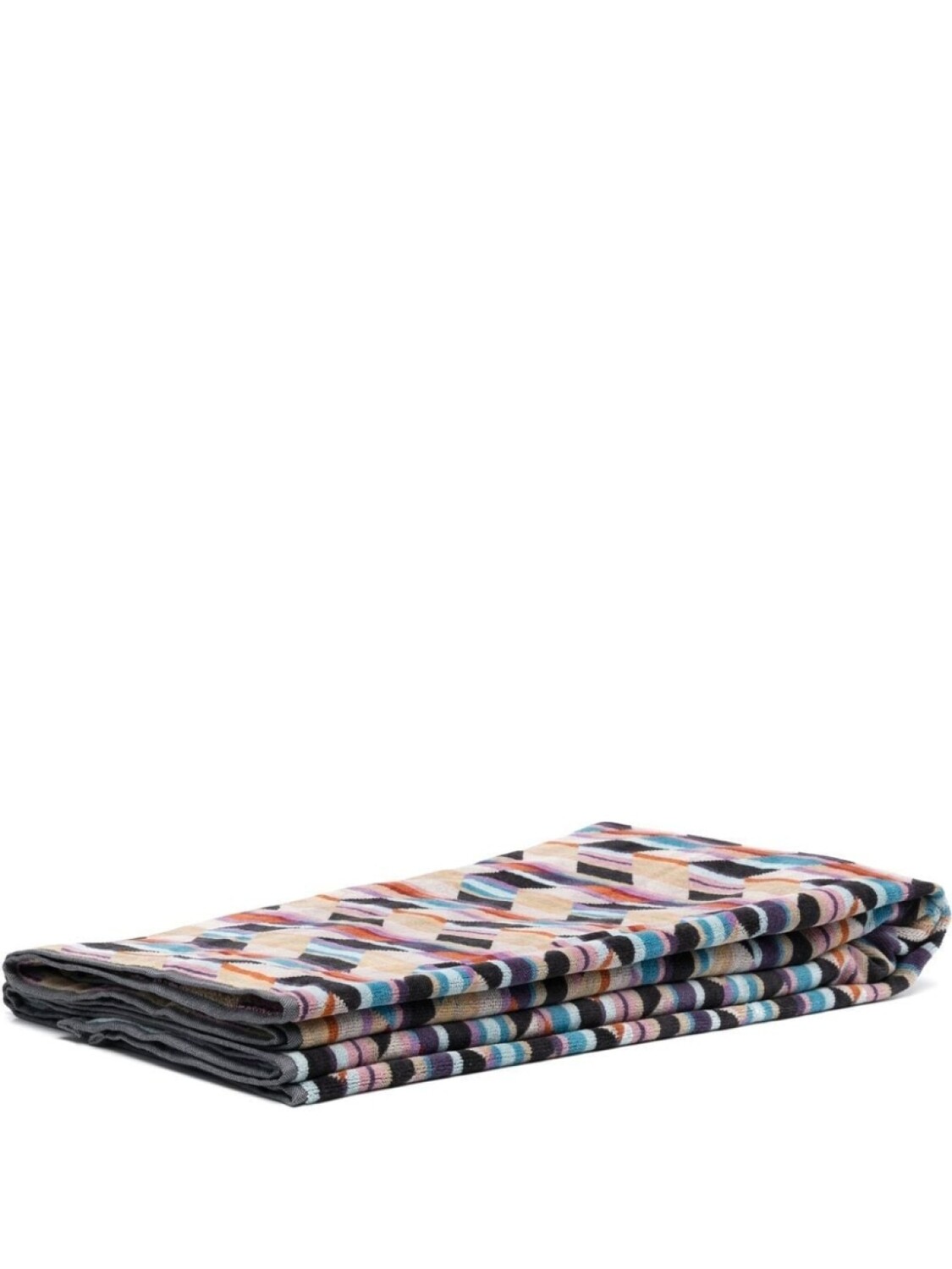 

Missoni Home пляжное полотенце с геометричным принтом, фиолетовый