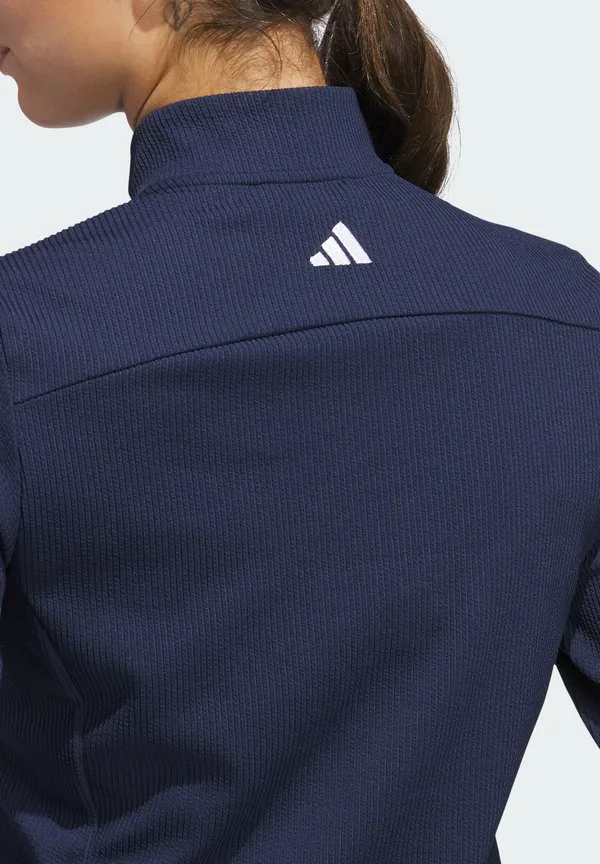 Игровая тренировочная куртка с полной застежкой-молнией Adidas Golf, Collegiate Navy — фото 4