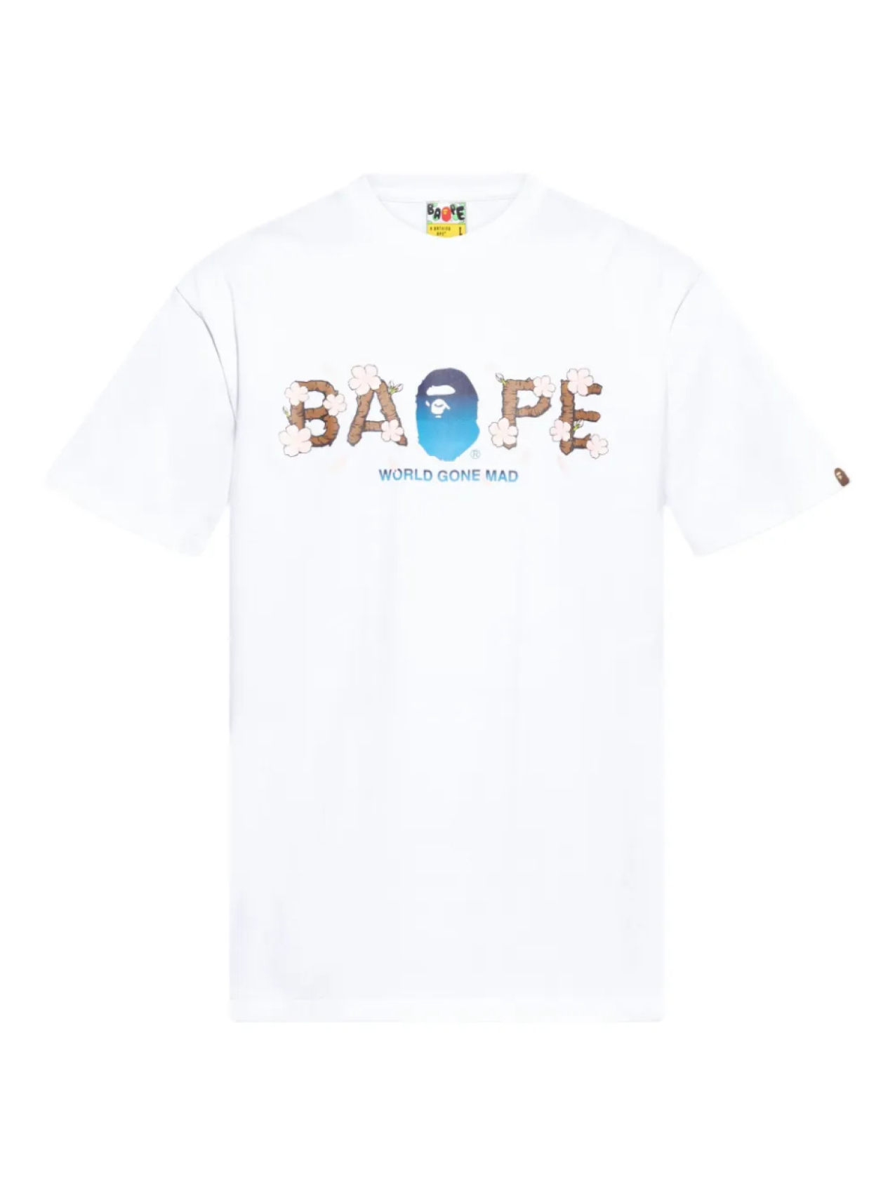 

A BATHING APE cotton Футболка, белый