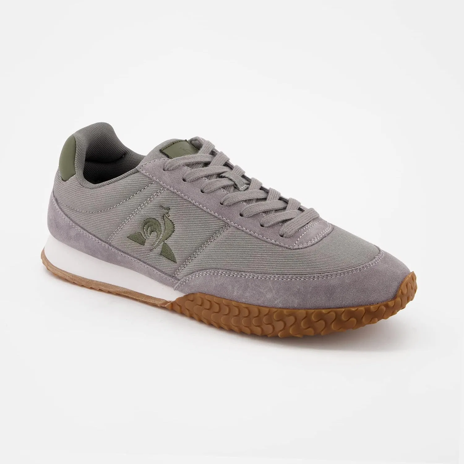 Мужские кроссовки Le Coq Sportif Veloce II Twill Titanium/Olive Night — фото 2