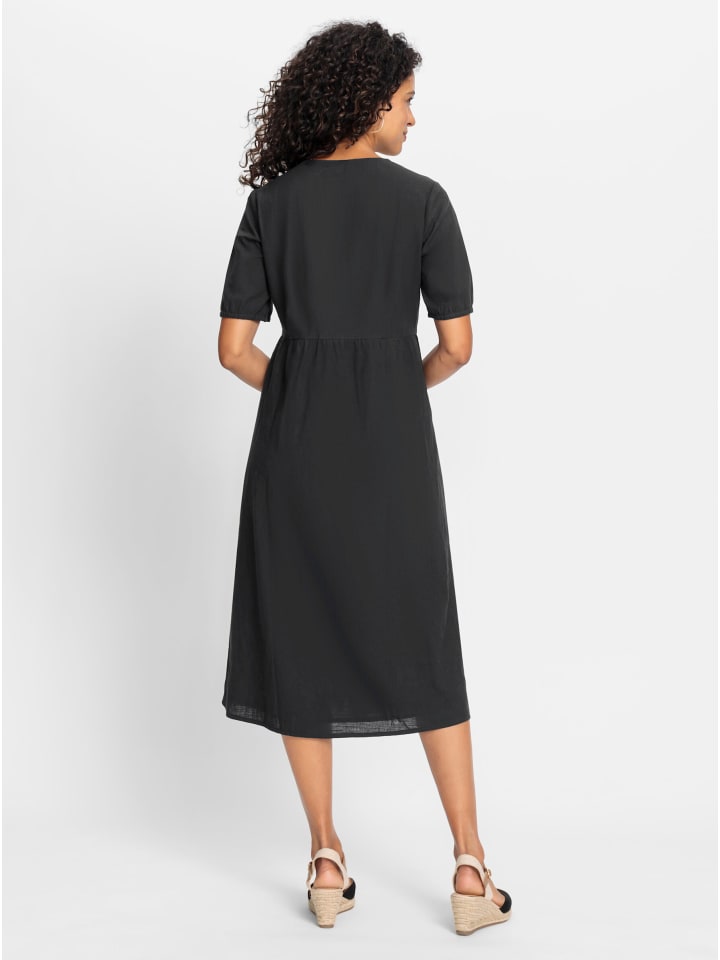 

WITT WEIDEN Хлопковое платье черного цвета