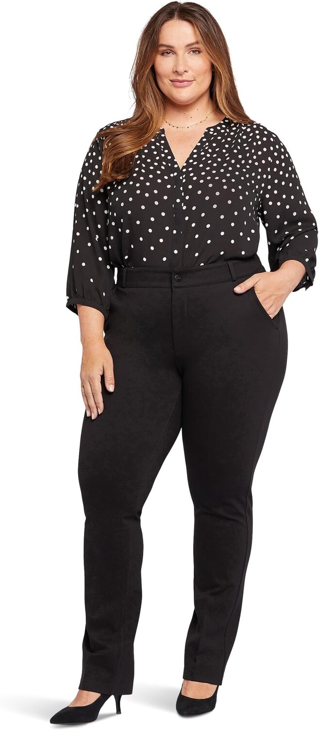 

Брюки NYDJ Plus Size Classic Trousers, черный