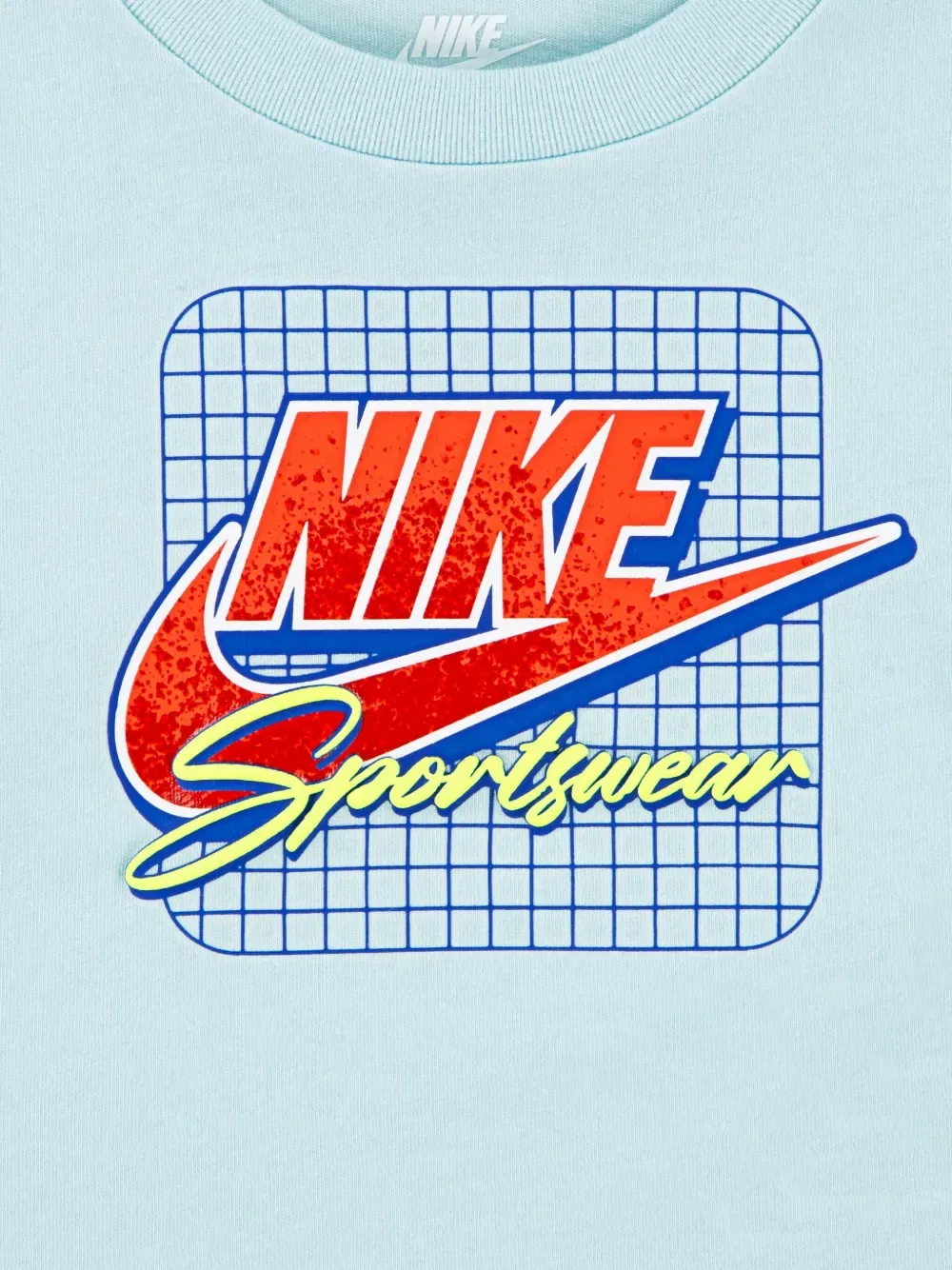 Комплект спортивных шорт с логотипом Nike Kids, синий — фото 4