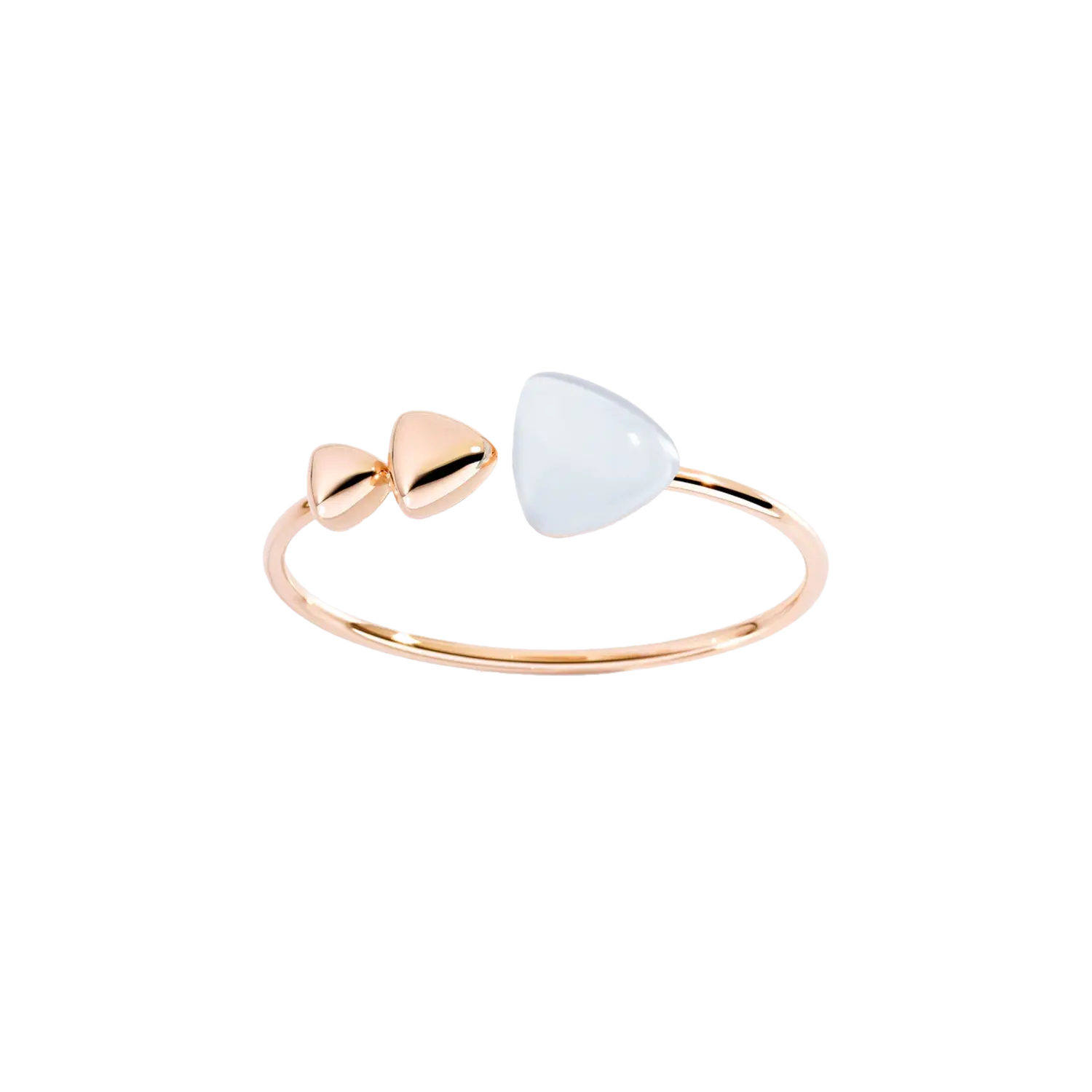 

Браслет Vhernier из розового золота с белым перламутром и горным хрусталем