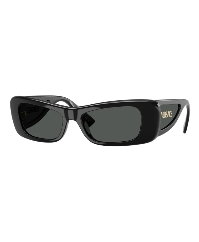 

Стильные солнцезащитные очки с темными линзами. Versace, черный