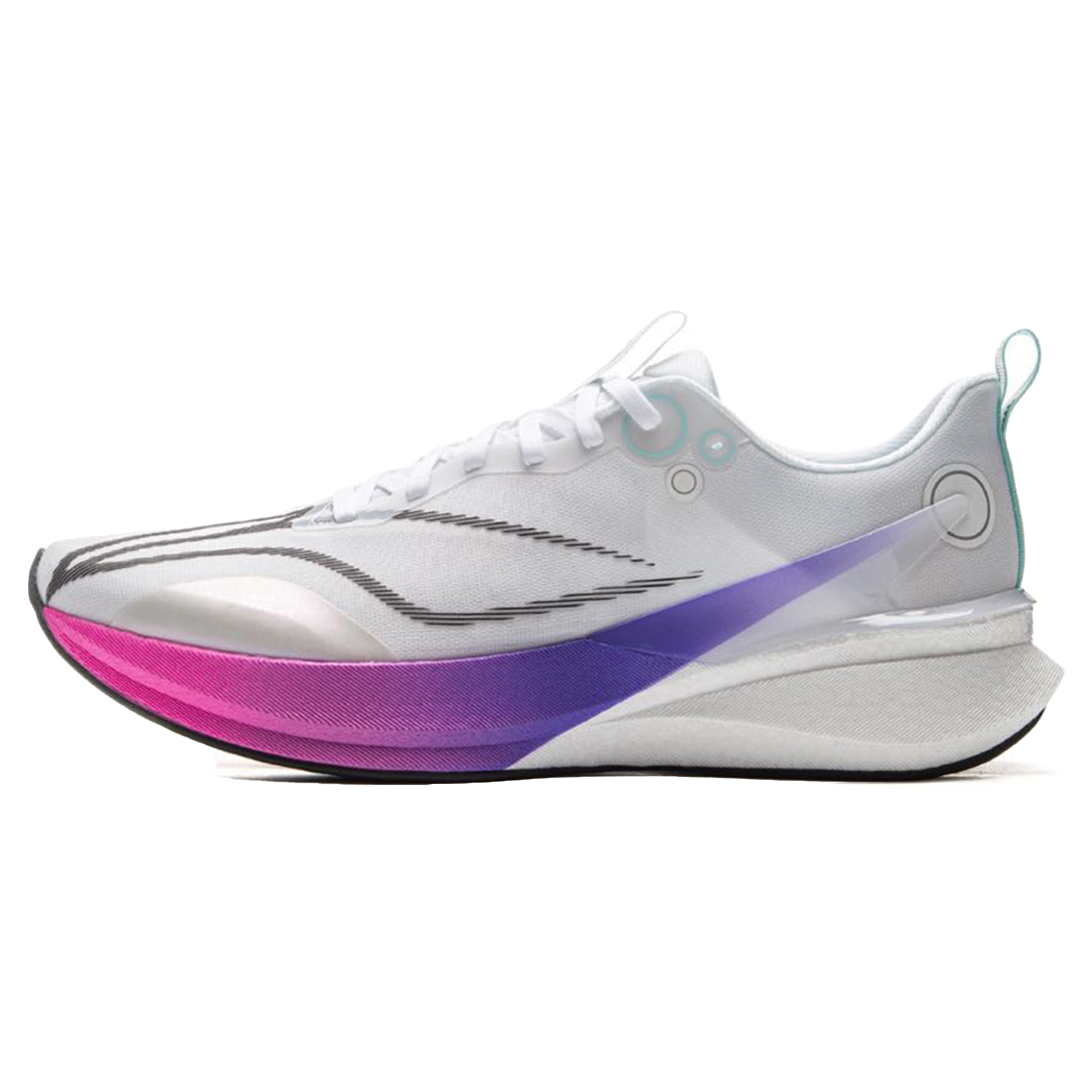 Li-Ning Red Hare 8PRO Cushioning, Wear Resistant низкие кроссовки для города и бега Unisex Blue White — фото 2