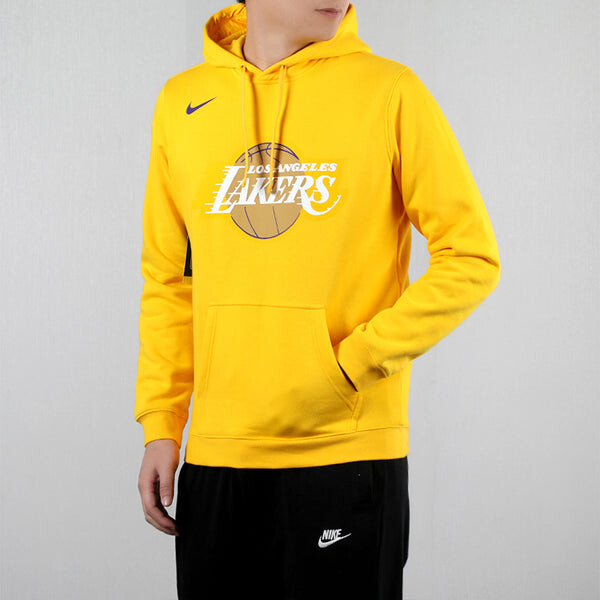 Толстовка Nike NBA City Edition Logo Los Angeles Lakers Amarillo Yellow, желтый — фото 3