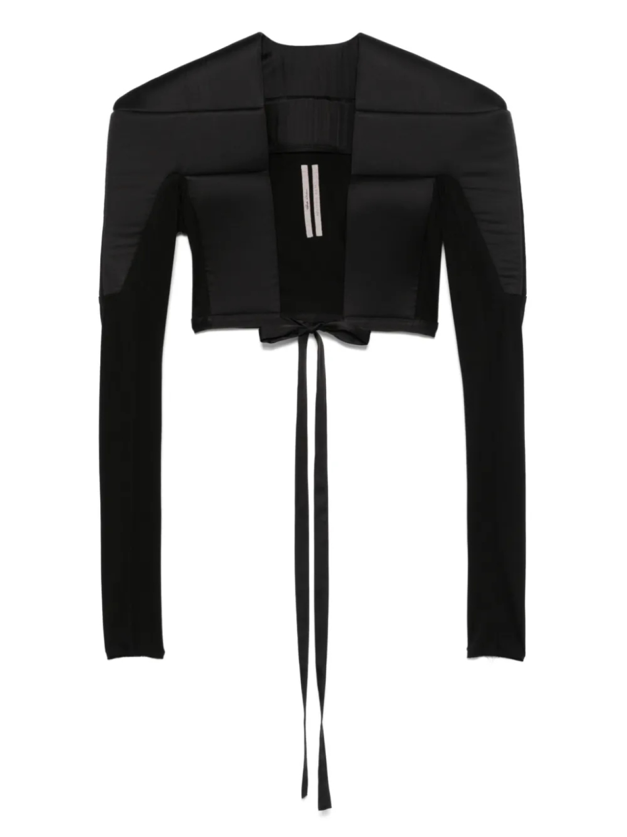 

Топ с дутыми вставками Rick Owens, черный