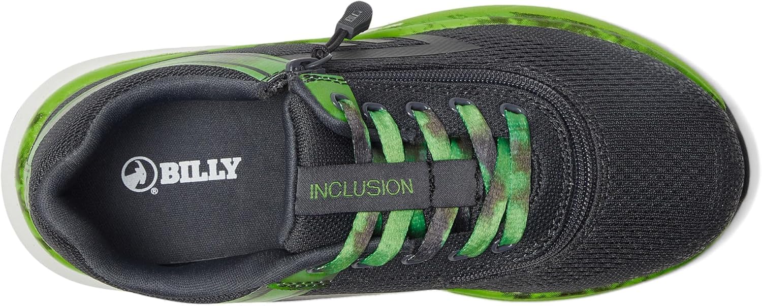Детская обувь Billy унисекс Billy Sport Inclusion (старшие/младшие дети) Billy Footwear, Smoke/Lime Fire — фото 2