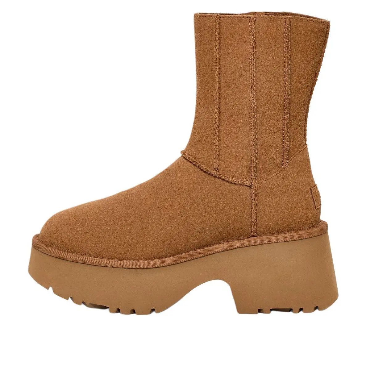 Угги (WMNS) UGG Classic Twin Seam New Heights 'Chestnut'
