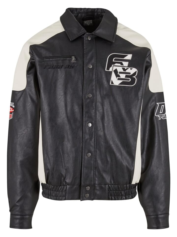 

Переходная куртка FUBU College-Jacken, цвет black/offwhite