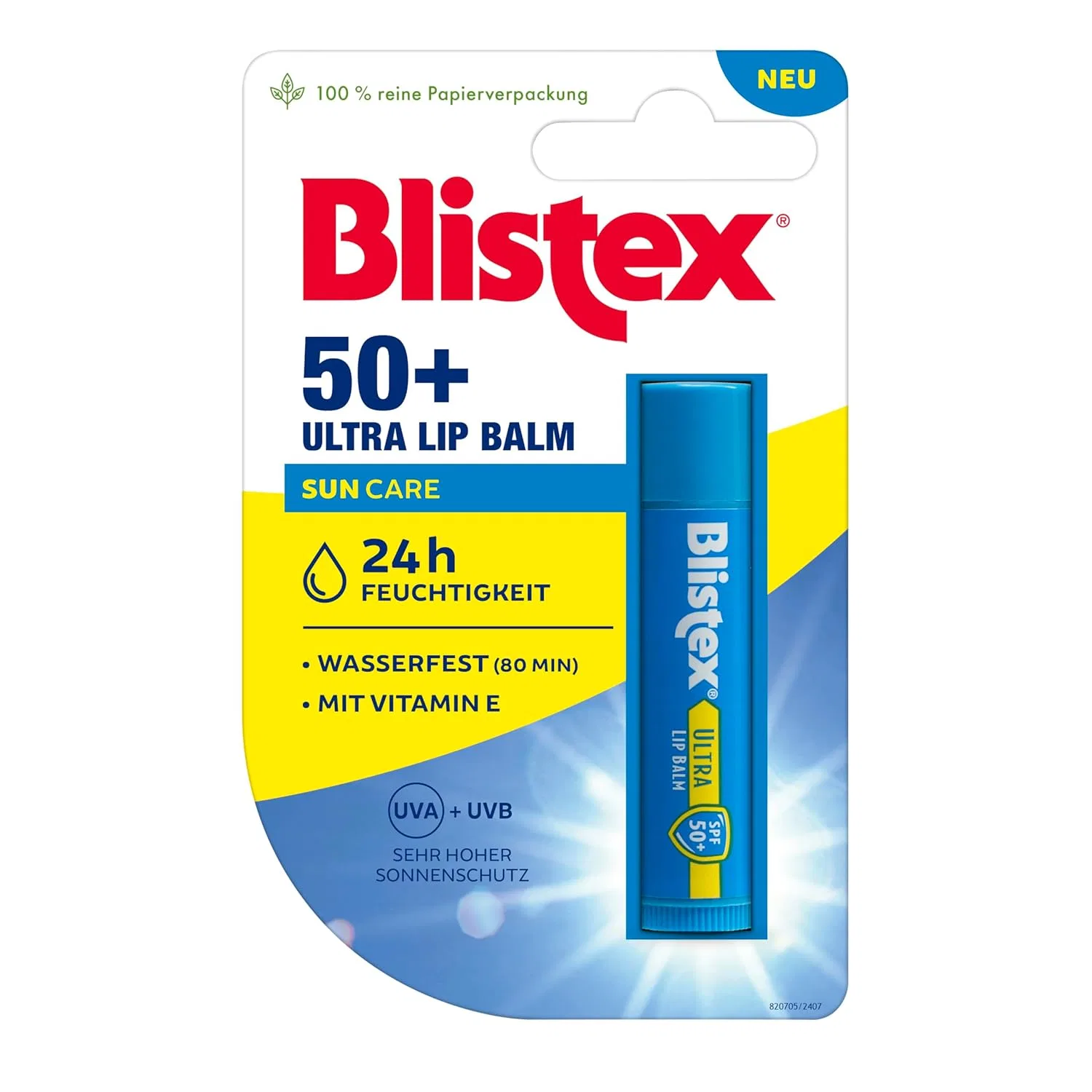 Бальзам для губ «Sun Ultra SPF 50+» от Blistex, 4.25 г Blistex