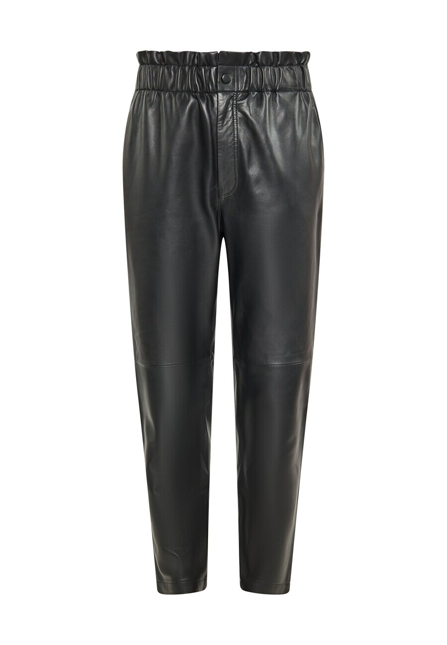 

Кожаные штаны faina Regular Pants, черный