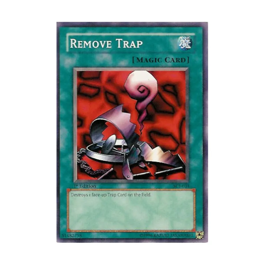 

CCG Удалить ловушку (обычная), Yu-Gi-Oh - Structure Deck - Joey - Singles