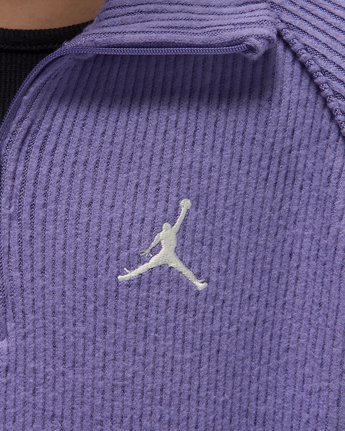 Детская флисовая кофта Jordan с четверть-застежкой, Dusty Amethyst — фото 4
