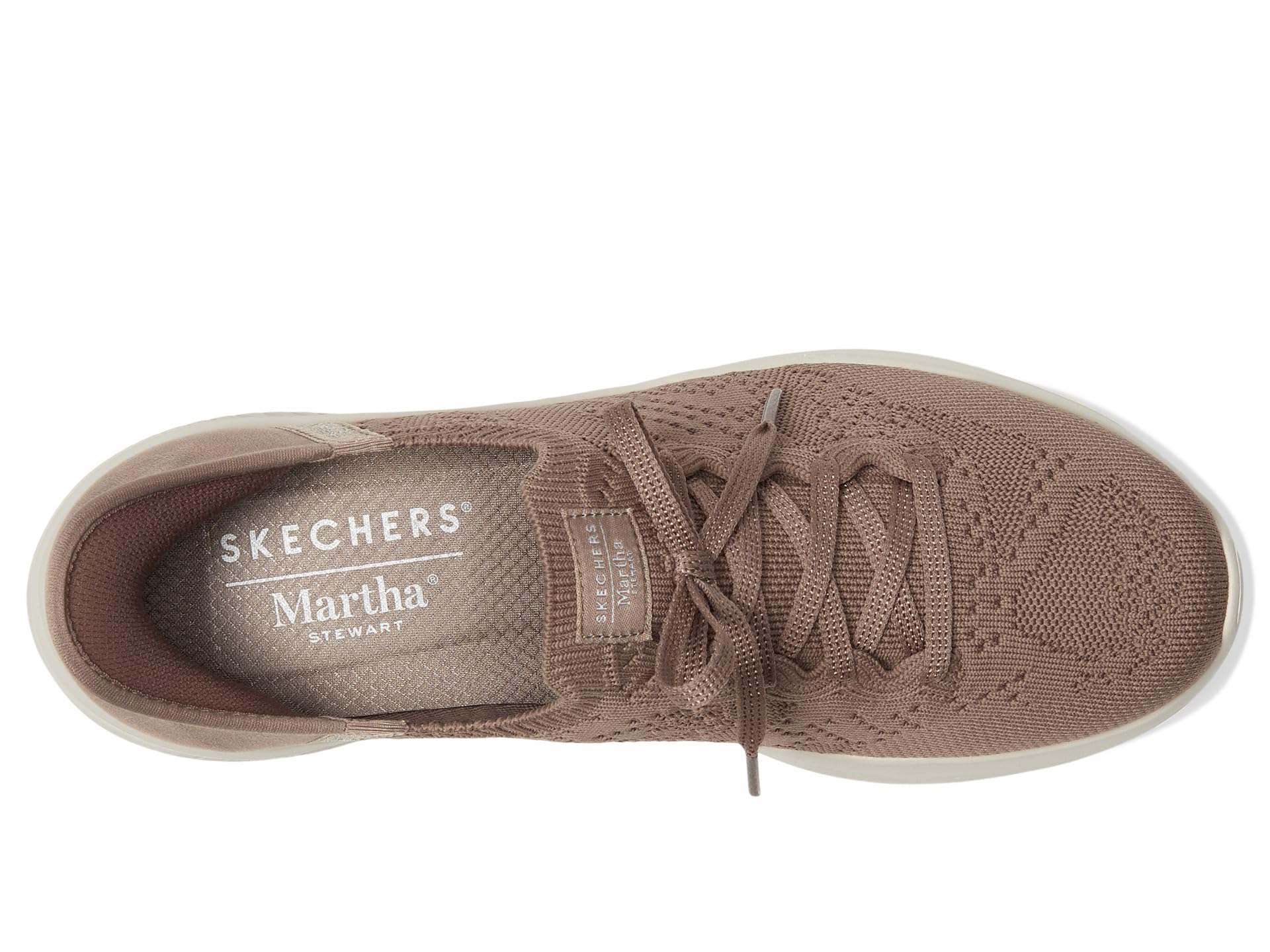 Кроссовки SKECHERS Martha Stewart - Ultra Flex 3.0 -Back On Track - Hands Free Slip-Ins, Mocha — фото 2