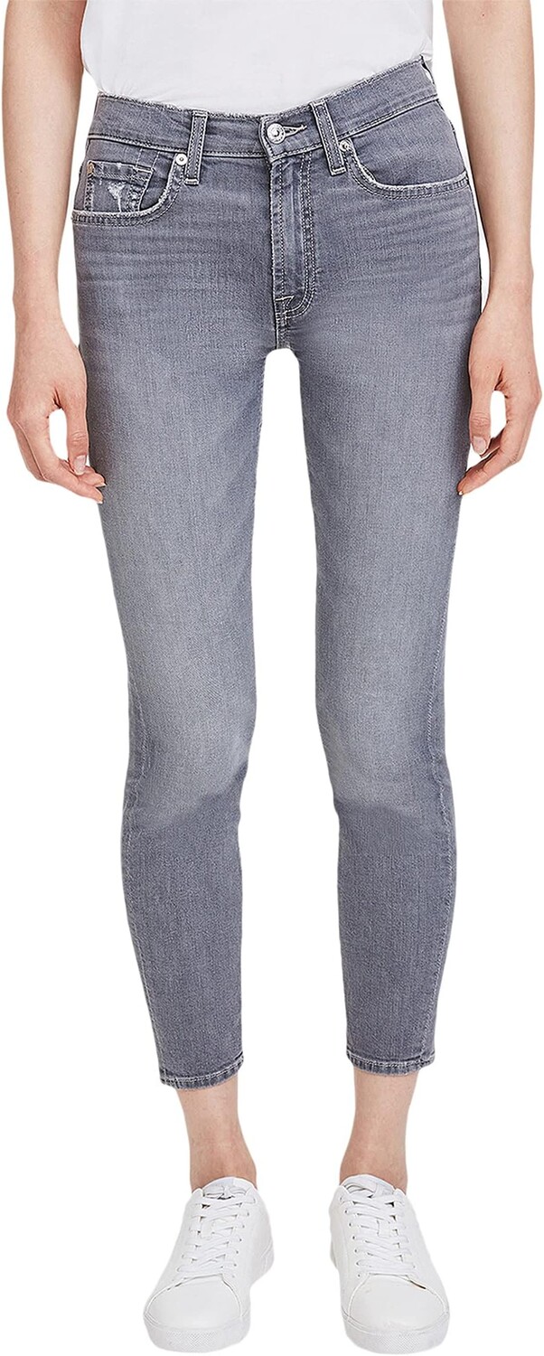 

Джинсы 7 For All Mankind The High-Waisted Skinny in Walker, цвет Walker
