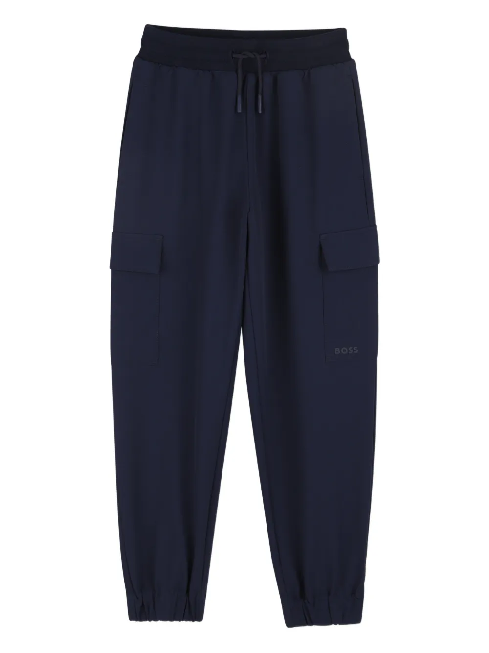 

Спортивные брюки с карманами карго BOSS Kidswear, синий