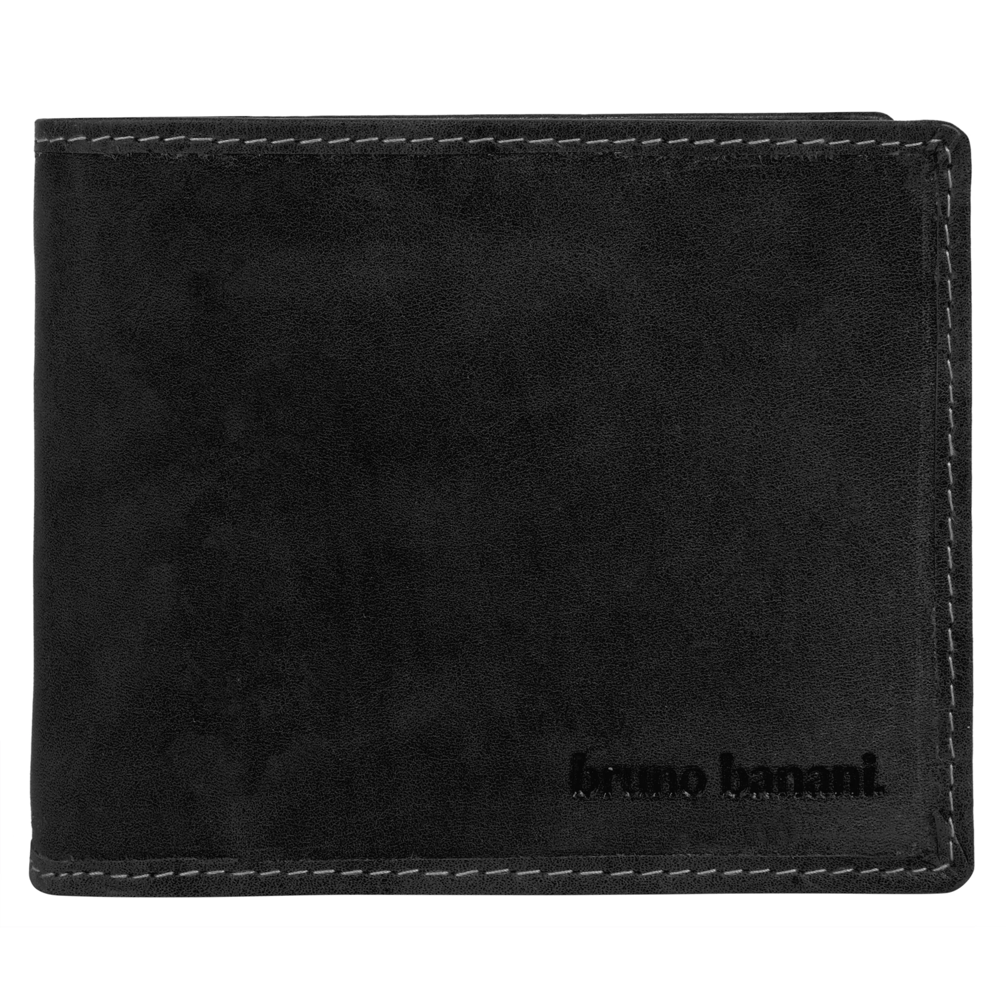 

Кошелек Bruno Banani, натуральная кожа, черный
