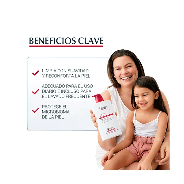 Увлажняющий гель для тела Ph5 Gel De Baño Eucerin, 1.000 ml — фото 2