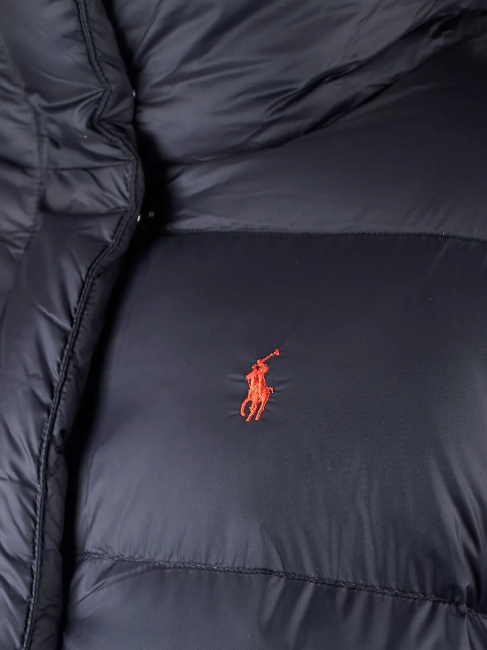 Стеганая куртка с вышитым логотипом POLO RALPH LAUREN, черный — фото 3