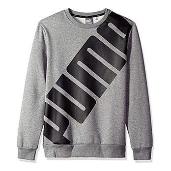 

Толстовка big logo round neck gray Puma, серый