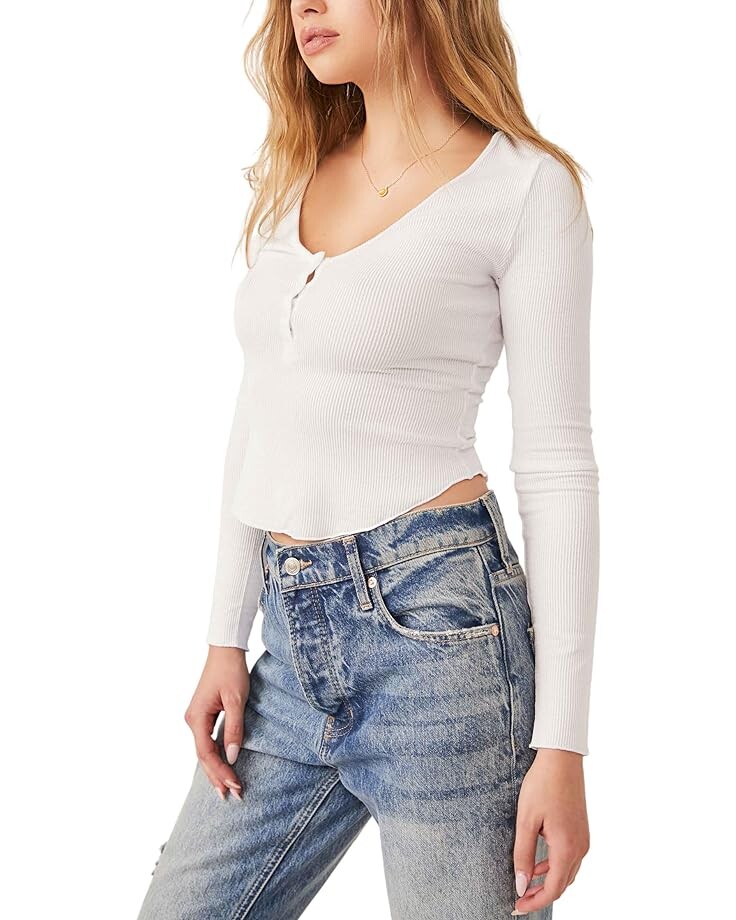 

Топ Free People Keep It Basic Layering Top, слоновая кость