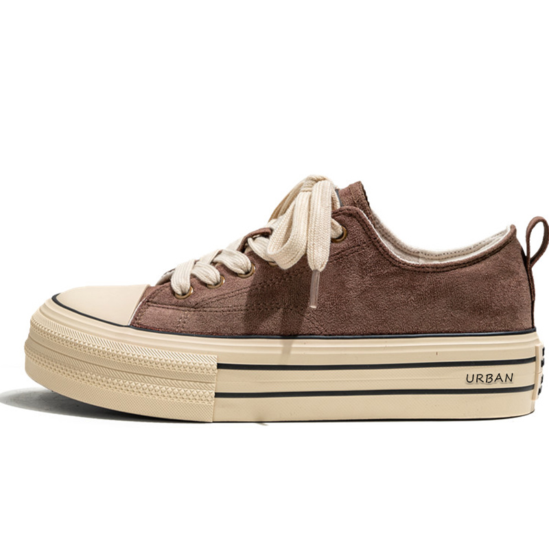 URBAN AUTHENTIC Скользоустойчивые износостойкие легкие мужские низкие кеды из холста черные, цвет Black — фото 3