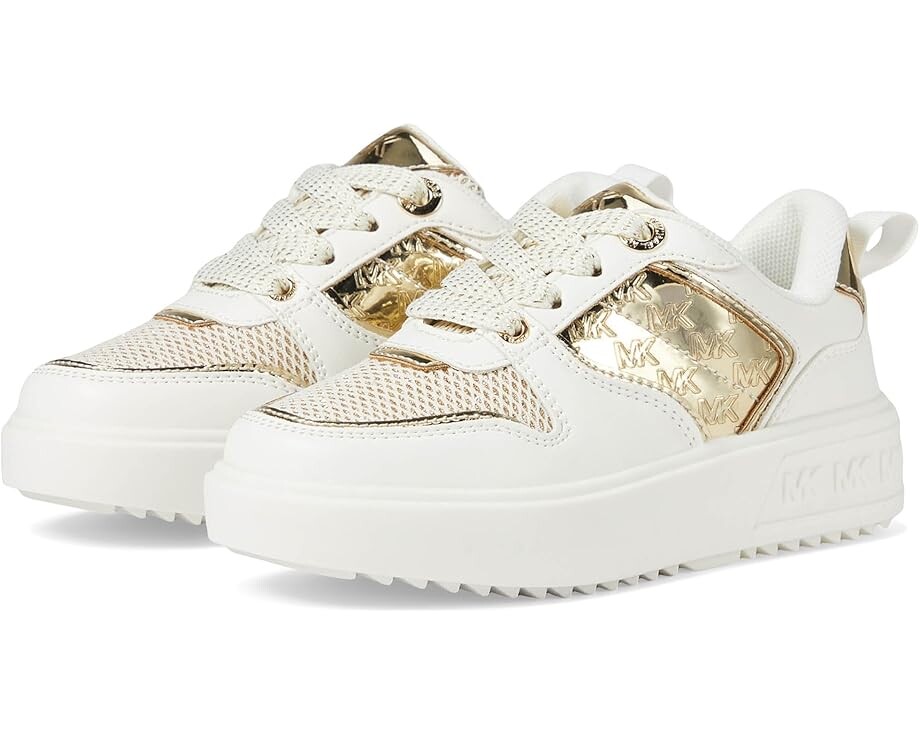 

Кроссовки MICHAEL Michael Kors Kids Emmet Rumi, цвет White/Gold