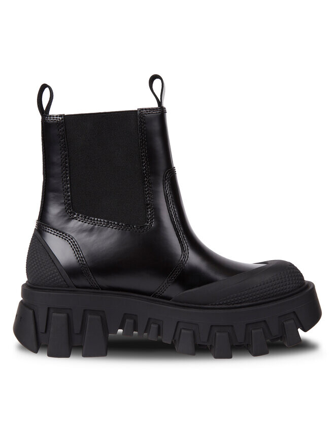 Ботинки на плоской подошве Tjw Chunky Chelsea Mix Material Tommy Jeans, черный