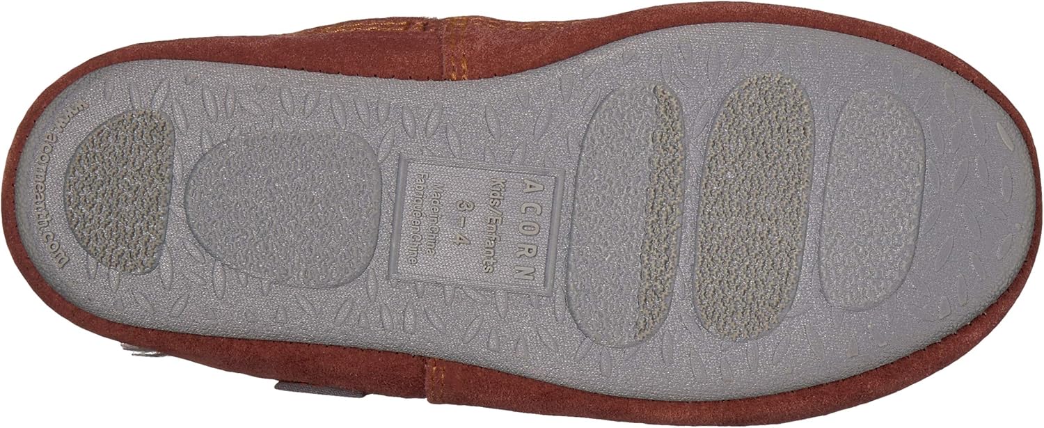 Унисекс-тапочки Acorn Cozy Slouch с подошвой для использования в помещении и на улице, угольный — фото 4