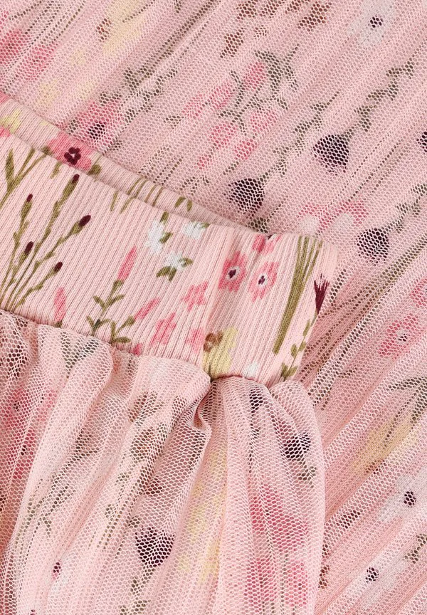 Юбка а-силуэта с принтом по всей поверхности Minymo, Silver Pink — фото 3