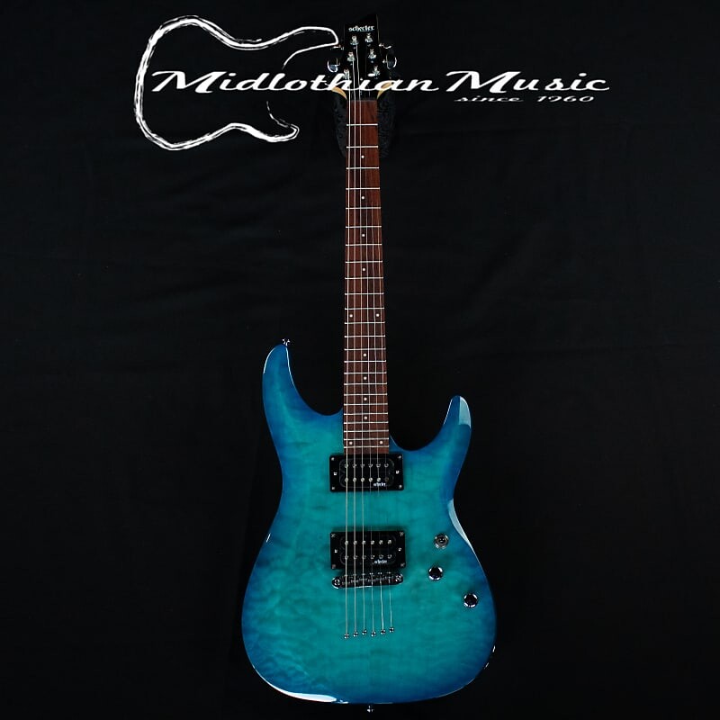 

Электрогитара Schecter C-6 Plus - Electric Guitar - Ocean Blue Burst Finish