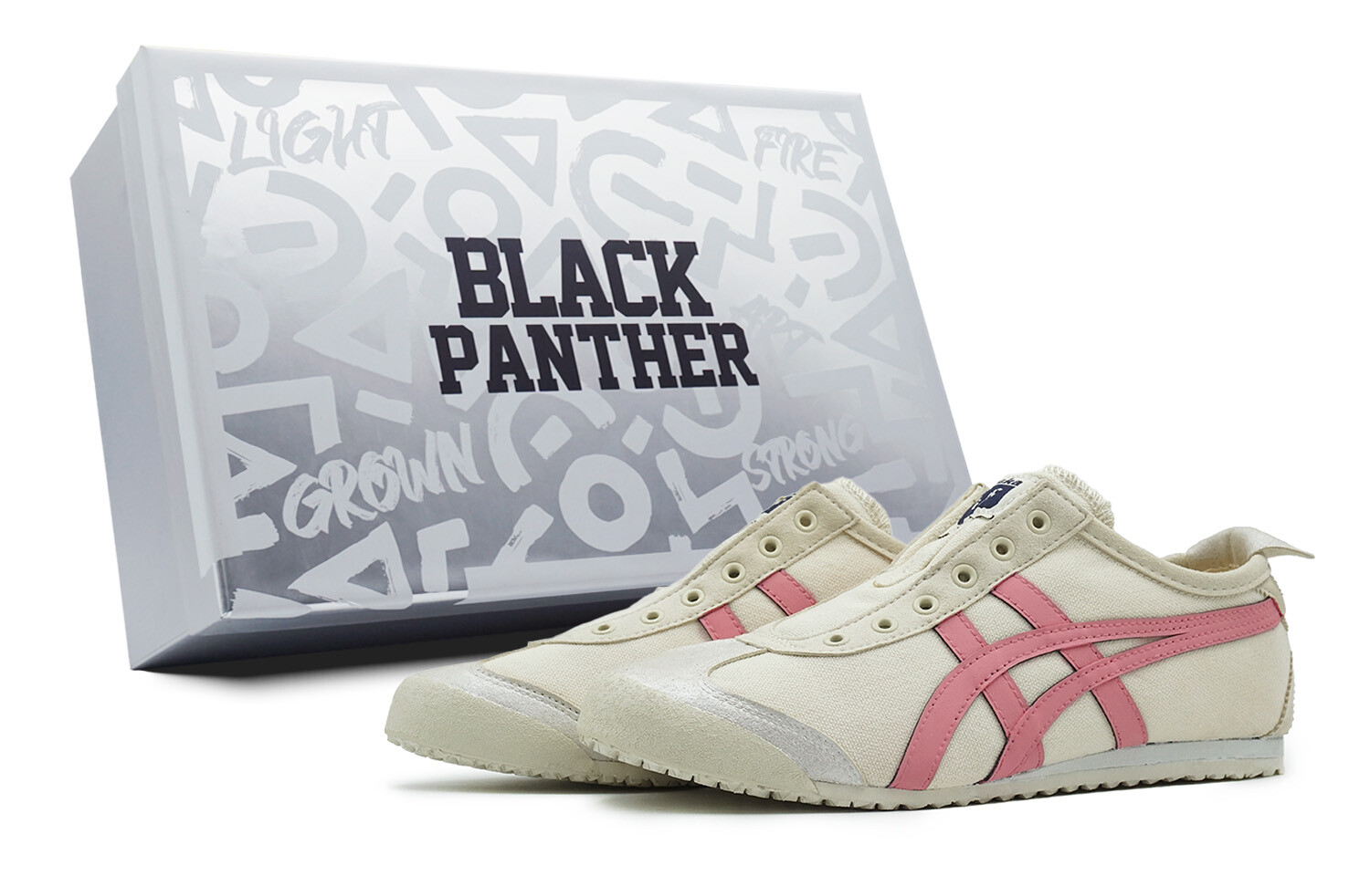 

Кроссовки Onitsuka Tiger MEXICO 66 Lifestyle Shoes Unisex Low-top Beige/Pink, цвет Off White